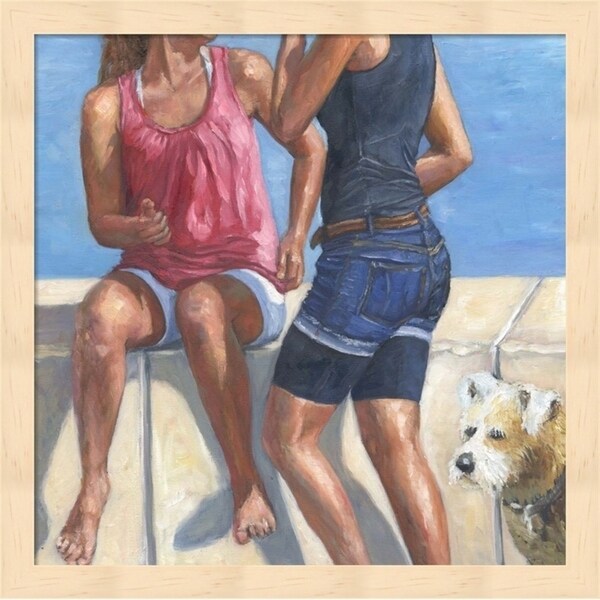 Bonnec Brothers 'Seaside' Framed Art