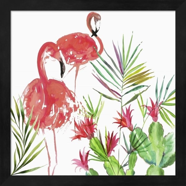 Aimee Wilson 'Flamingo Pairing' Framed Art