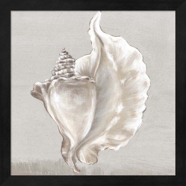 Eva Watts 'Neutral Shells III' Framed Art