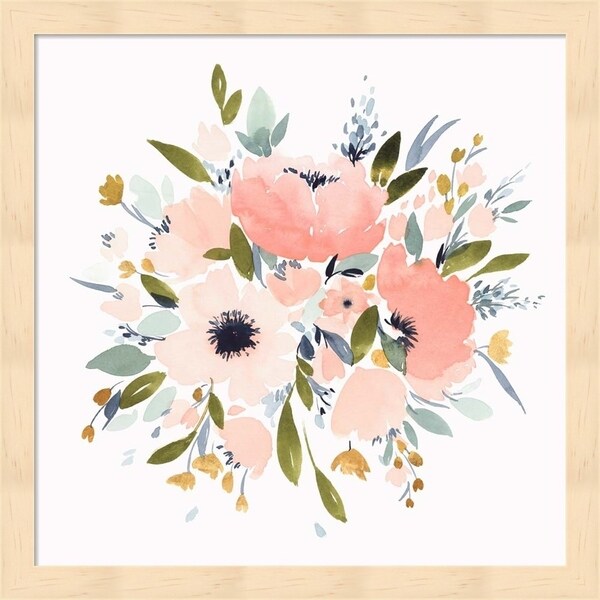 Isabelle Z 'Softhearted I' Framed Art