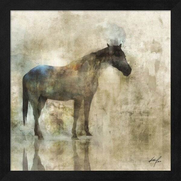 Ken Roko 'Horse Reflection I' Framed Art