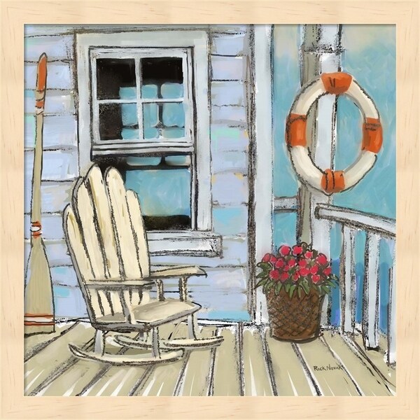 Rick Novak 'Pier Four' Framed Art