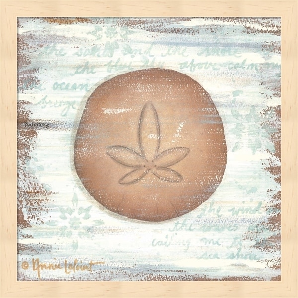 Annie Lapoint 'Ocean Sand Dollar' Framed Art