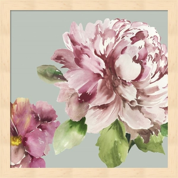 Asia Jensen 'Pink Peony I' Framed Art