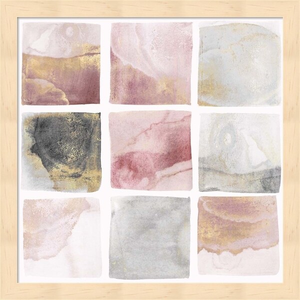 Isabelle Z 'Blush Squares I' Framed Art