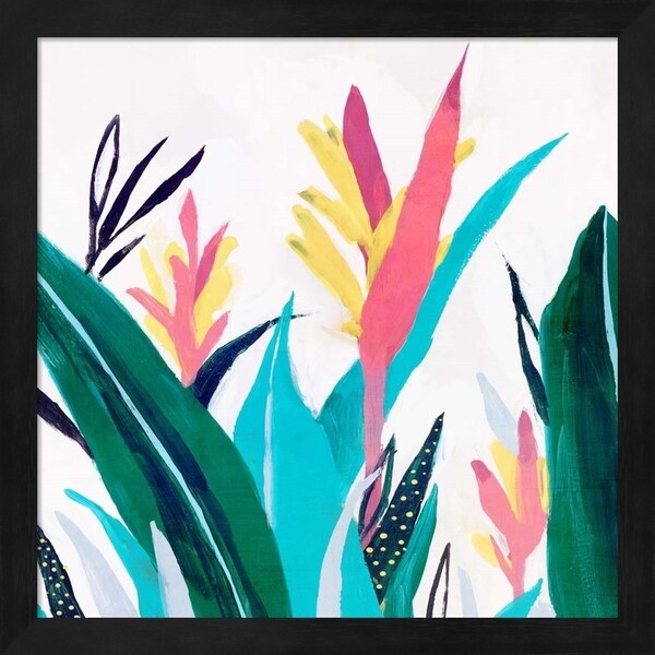 Isabelle Z 'Alpinia I' Framed Art