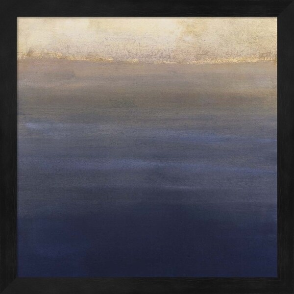 Victoria Borges 'Indigo Sundown II' Framed Art