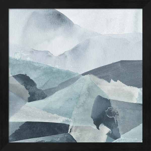 June Erica Vess 'Blue Range IV' Framed Art