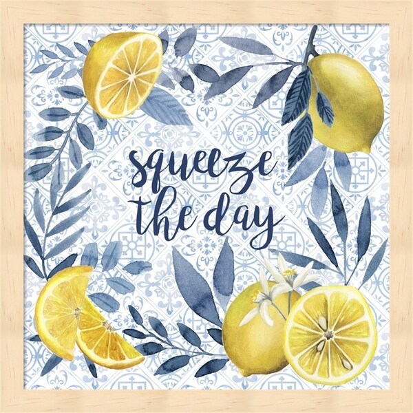 Grace Popp 'Citrus Sayings II' Framed Art