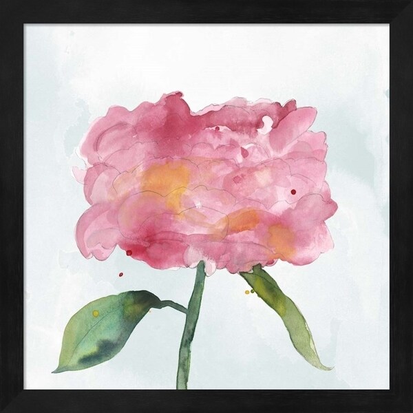Alicia Ludwig 'Joyful Peony IV' Framed Art