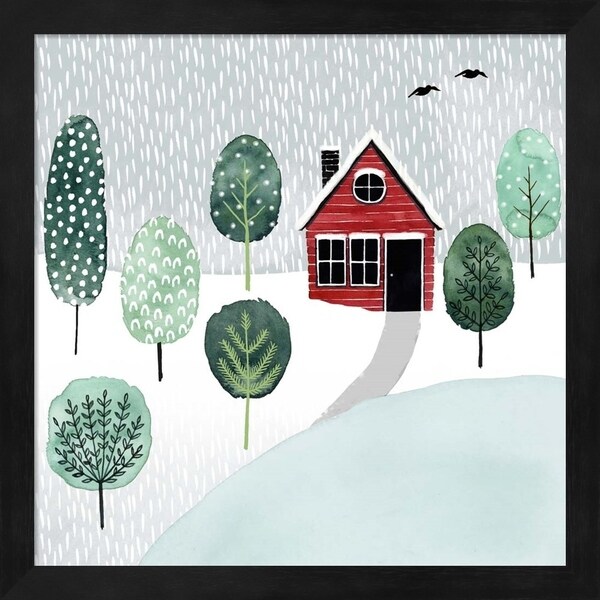 Grace Popp 'Christmastown II' Framed Art