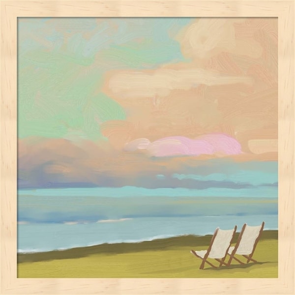 Rick Novak 'Beaches 2' Framed Art