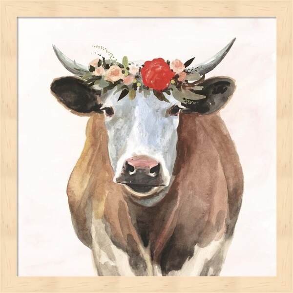 Victoria Borges 'Spring on the Farm I' Framed Art