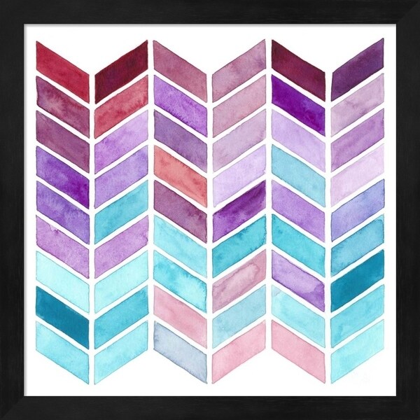 Regina Moore 'Geometric Trance I' Framed Art