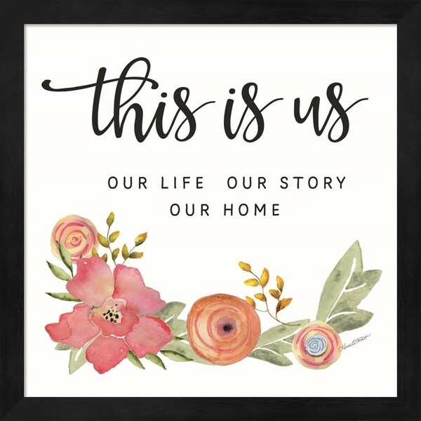 Karen Tribett 'This Is Us' Framed Art