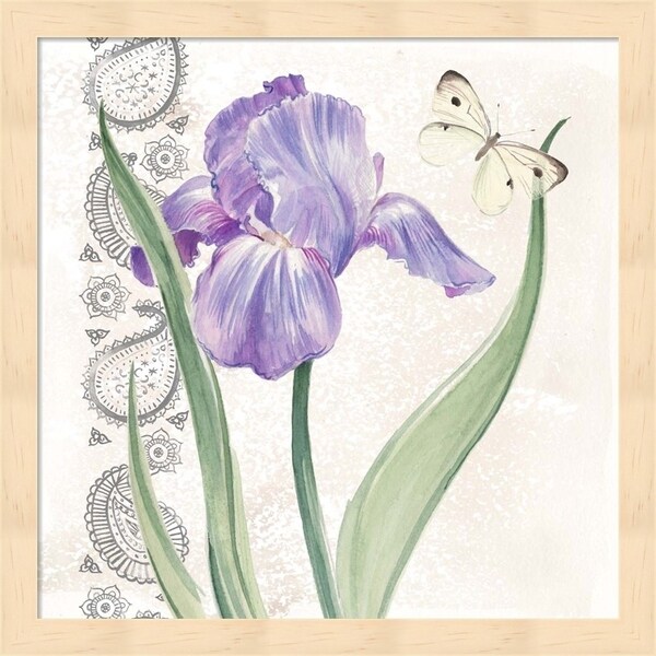 Jennifer Parker 'Flowers & Lace III' Framed Art