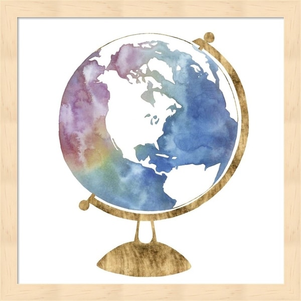 Grace Popp 'Adventure Globe II' Framed Art