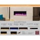 preview thumbnail 6 of 6, Dynasty Fireplaces Harmony 57 in. LED Wall Mounted Electric Fireplace
