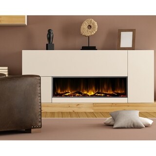 Dynasty Fireplaces Harmony 57 in. LED Wall Mounted Electric Fireplace