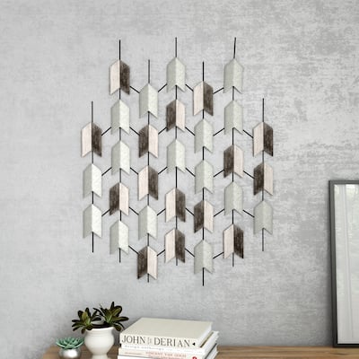 Romilly Modern Arrow Wall Decor - 39.5"H x 30"W x 1.5"D