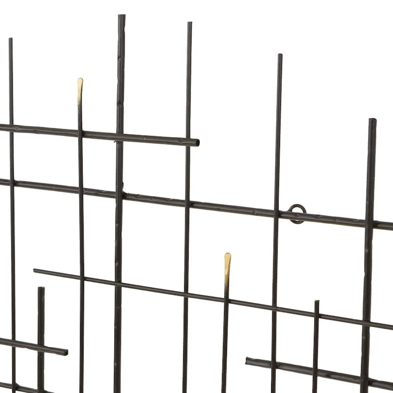Carson Carrington Idakra Modern Metal Wall Decor - 28"H x 28"W x 1.5"D