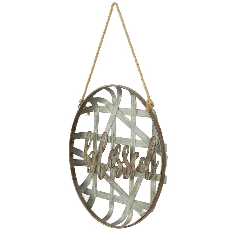 The Gray Barn Metal Wall Decor - 16"H x 16"W x 2"D