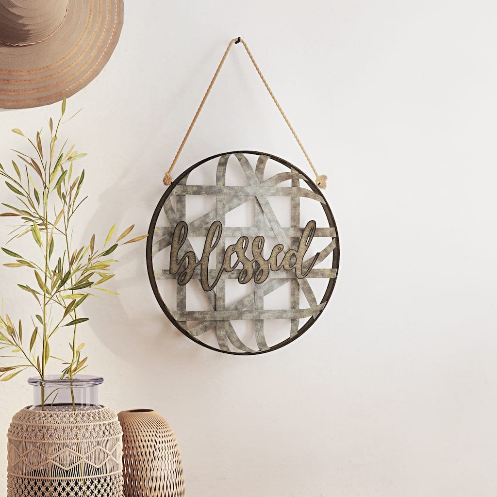 The Gray Barn Metal Wall Decor - 16"H x 16"W x 2"D