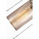 preview thumbnail 5 of 6, Jamin Brass 1-light Pendant with Clear Glass Shade