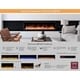 preview thumbnail 5 of 4, Dynasty Fireplaces Harmony 64 in. LED Wall Mounted Electric Fireplace