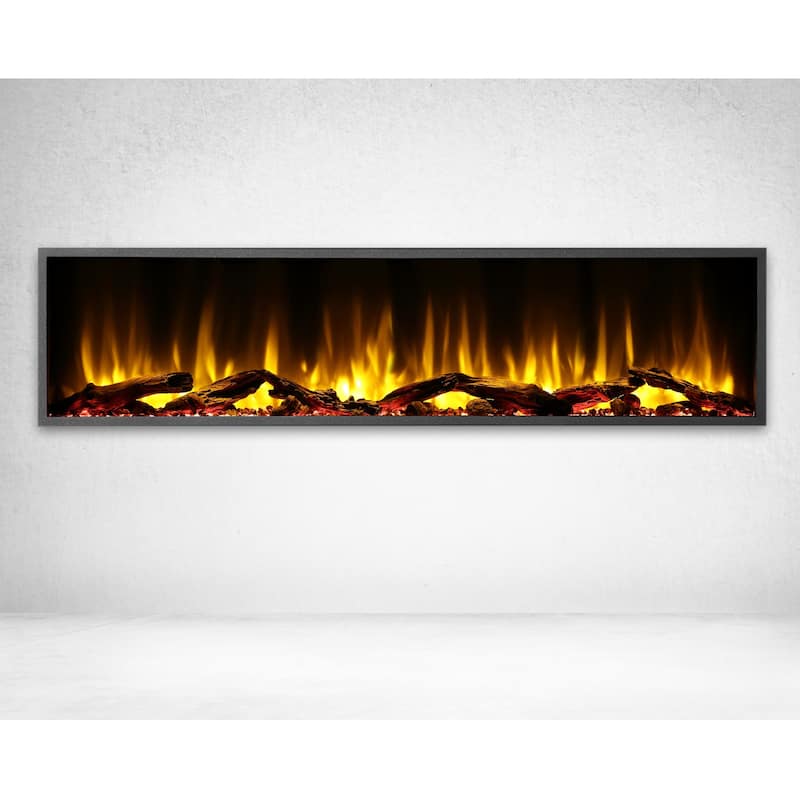 Dynasty Fireplaces Harmony 64 in. LED Wall Mounted Electric Fireplace - N/A