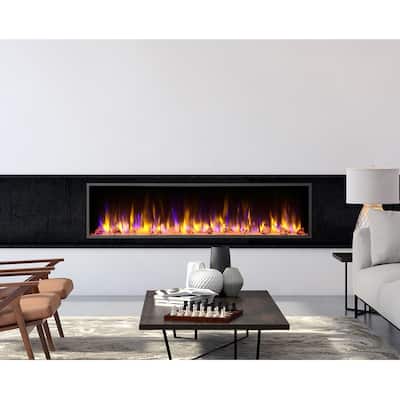 Dynasty Fireplaces Harmony 64 in. LED Wall Mounted Electric Fireplace - N/A