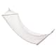200*80cm Wood Pole Cotton Rope Hammock Bed with Rope White