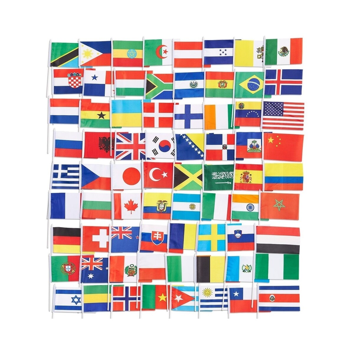 : Flags of the World 2 - NEW World Travel Poster : Home & Kitchen