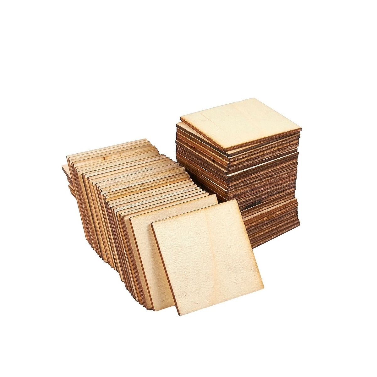 unfinished wood square tiles