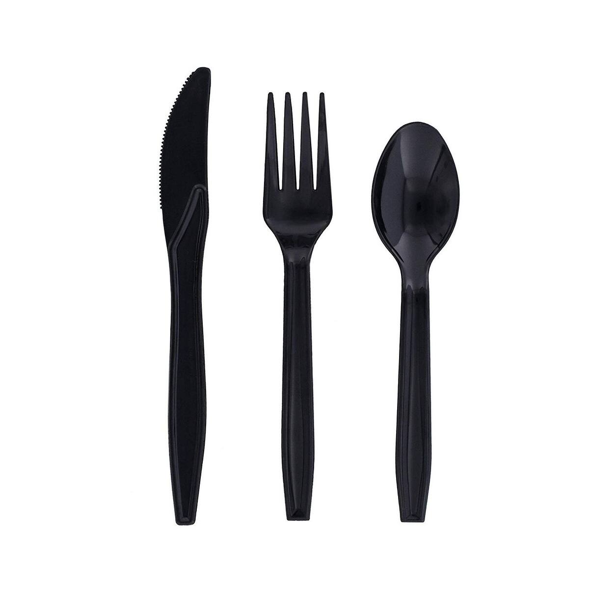 24 Set Party Disposable Dinnerware with Plates Knife Spoon Cups Napkins