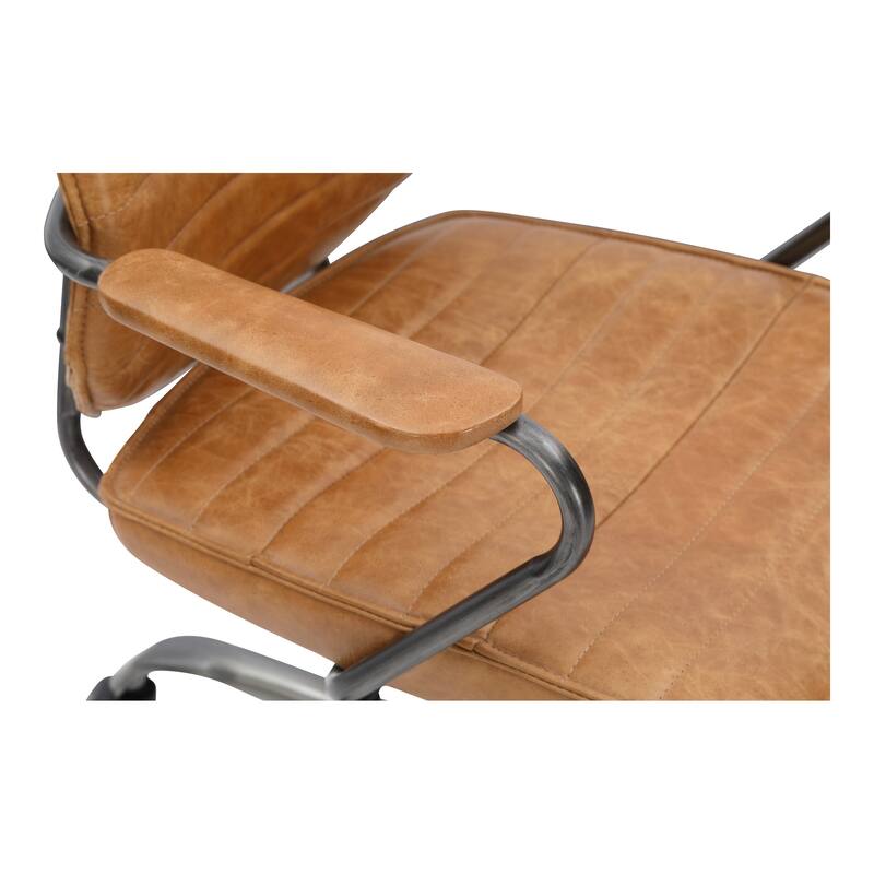 Aurelle Home Premium Rustic Leather Office Chair