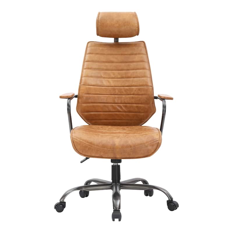 Aurelle Home Premium Rustic Leather Office Chair