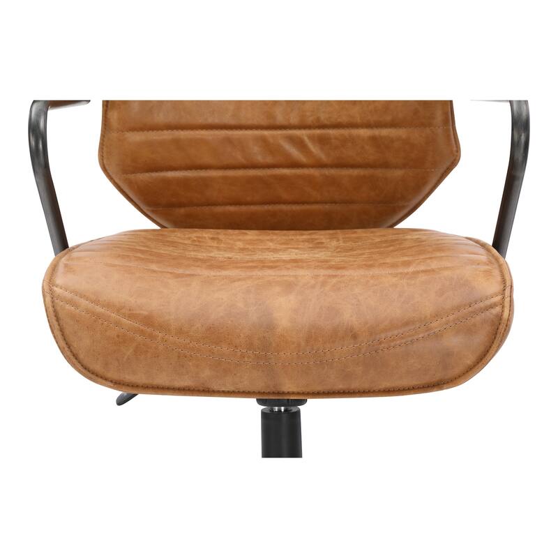 Aurelle Home Premium Rustic Leather Office Chair