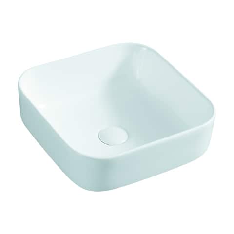 Torino White Ceramic Vessel Sink