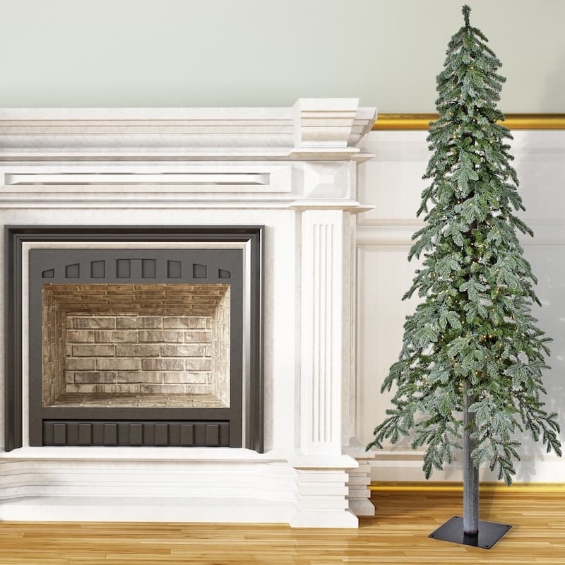 LED Winter Frost Alpine Tree 7' - Clear
