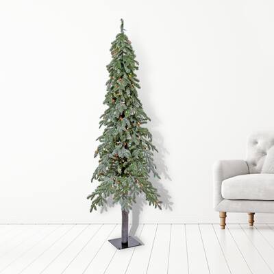 Winter Frost 6-foot LED Alpine Tree