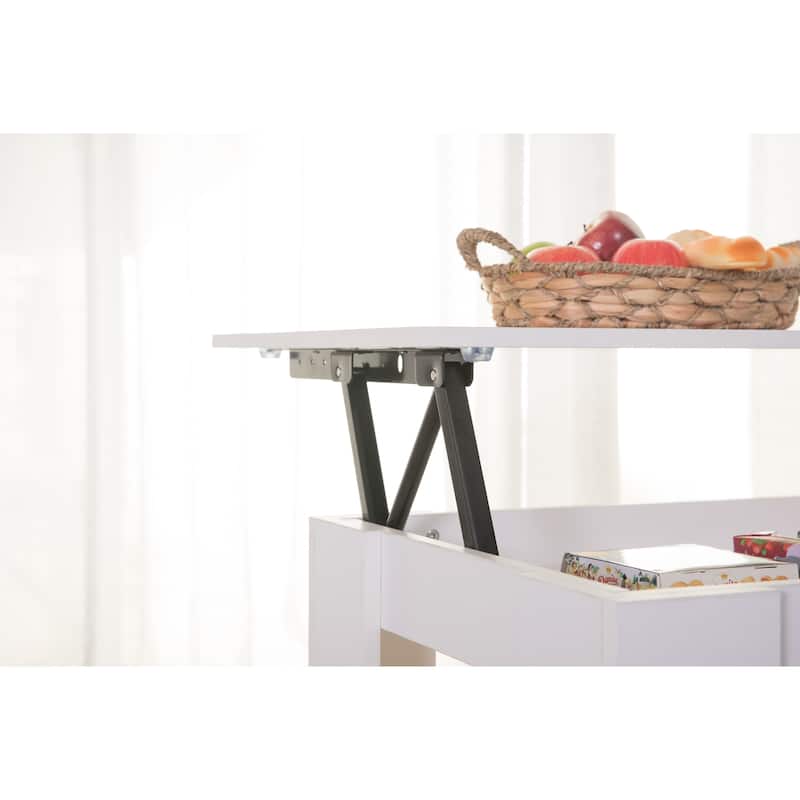Modern Wood Coffee Table with Lift Tabletop