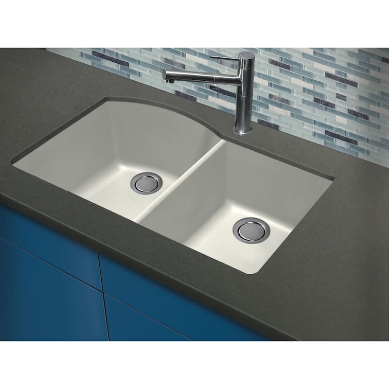 Transolid Aversa Granite 31-in Undermount Kitchen Sink