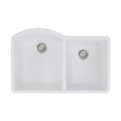 Transolid Aversa Granite 31-in Undermount Kitchen Sink