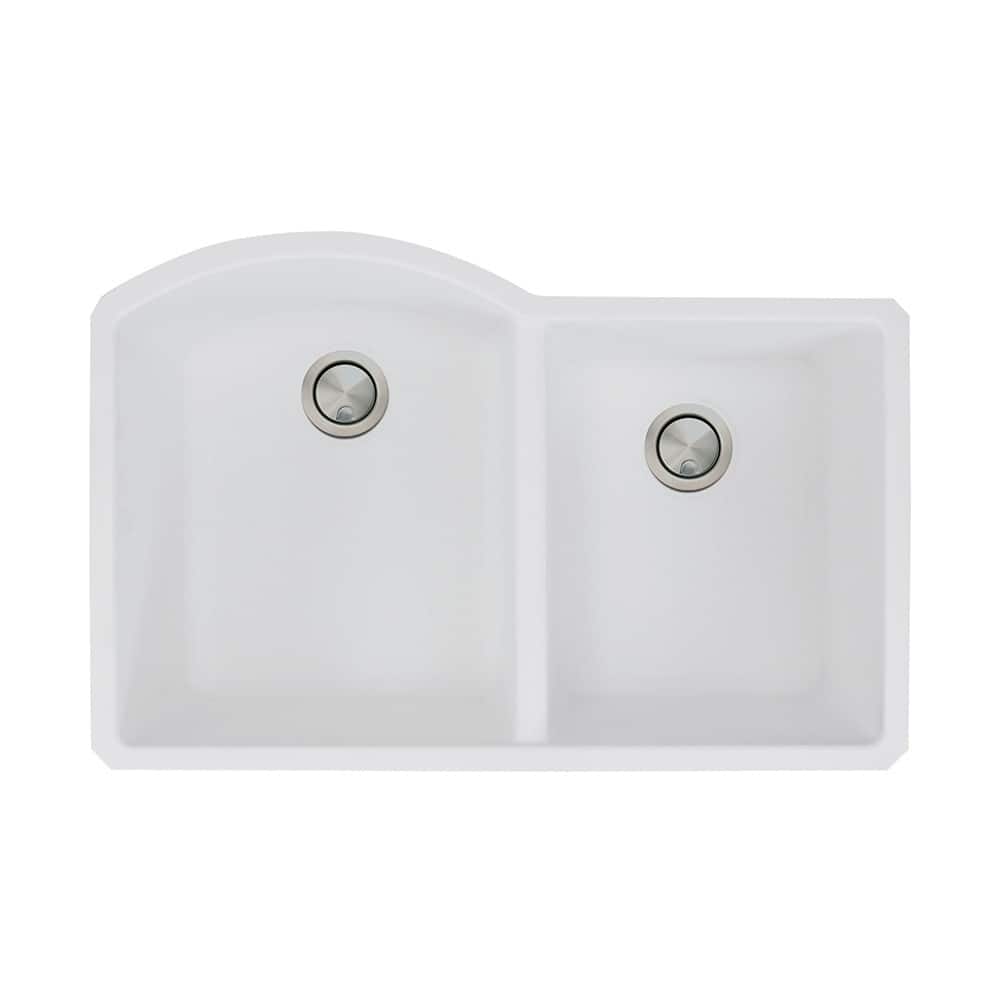 Transolid Aversa Granite 31-in Undermount Kitchen Sink
