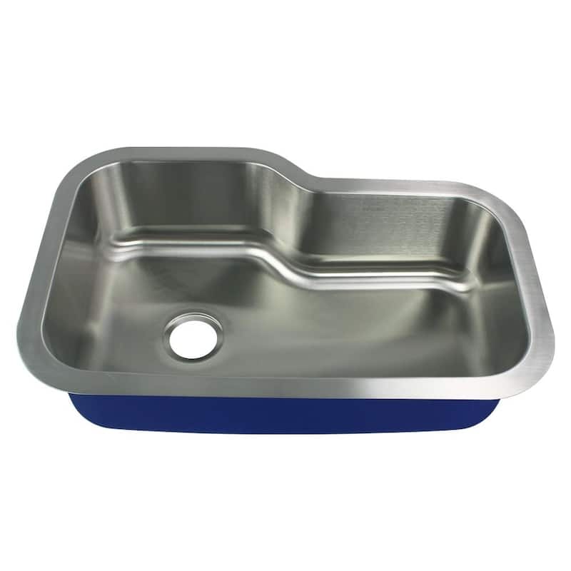 Transolid Meridian Stainless Steel 33-in Undermount Kitchen Sink - 22" X 33" X 9"