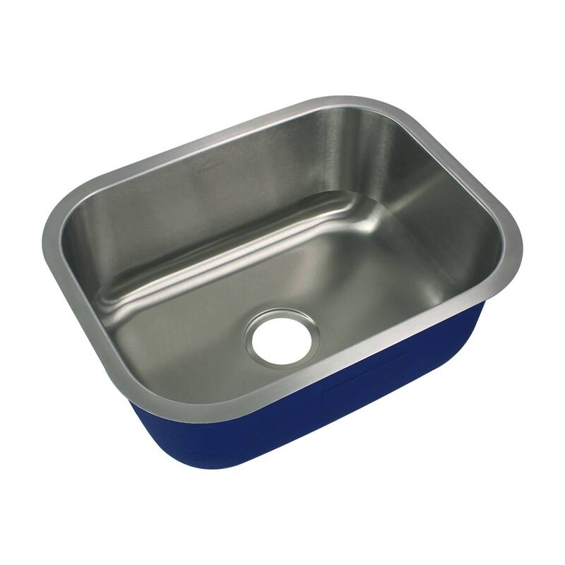 Transolid Meridian Stainless Steel 23-in Undermount Kitchen Sink Kit with Bottom Grids, Flip-Top Strainer, Disposal Strainer