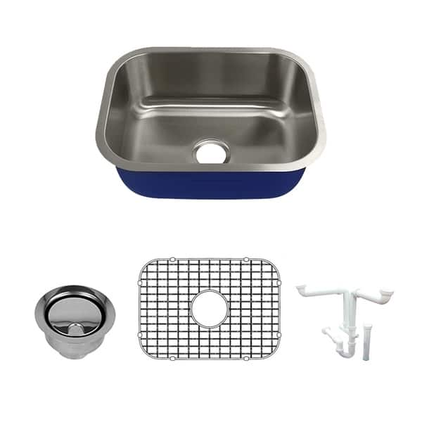 Transolid White Kitchen Sink Drain Kit in the Sink Drains