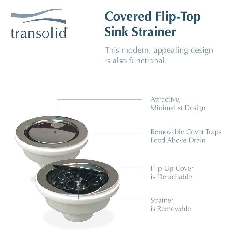 Transolid Select 33-in 20 Gauge Drop-in Double Bowl Kitchen Sink with Grids, Strainer, Disposer Strainer, Inst