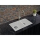 preview thumbnail 3 of 13, Transolid Radius Granite 31-in Undermount Kitchen Sink